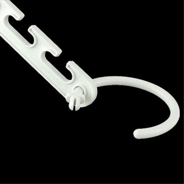 4Pcs Pack Multifunction Magic Hanger Wonder Clothes White Clothes Hangers