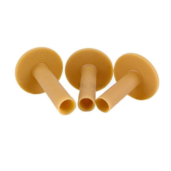 4Pcs Rubber Training Practice Driving Ranges Mats 70Mm Accessories Ox Tenden Golf Tees