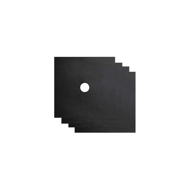Kitchen Shelves 4Pcs / Set Non Stick Reusable Gas Hob Protectors Stove Burner Covers