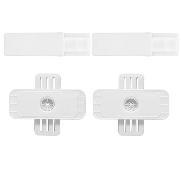 4 Pieces Set Socket Holder Plug Fixer Sticker Power Strip Holders Pet Feed Cable Ties & Organisers