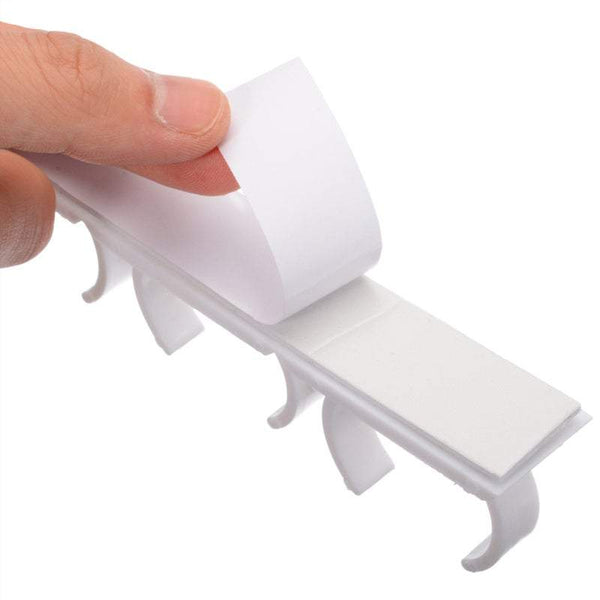 Oil Vinegar Storage 4Pcs Adhesive Spice Clips Shelf Bottle Organiser Rack Spice Jars & Racks