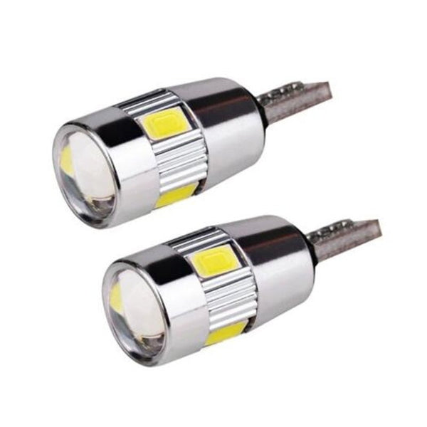 4Pcs T10 501 194 W5w 5630 Led Smd Canbus Error Free Car License Plate Light Glove Box White Light Bulbs