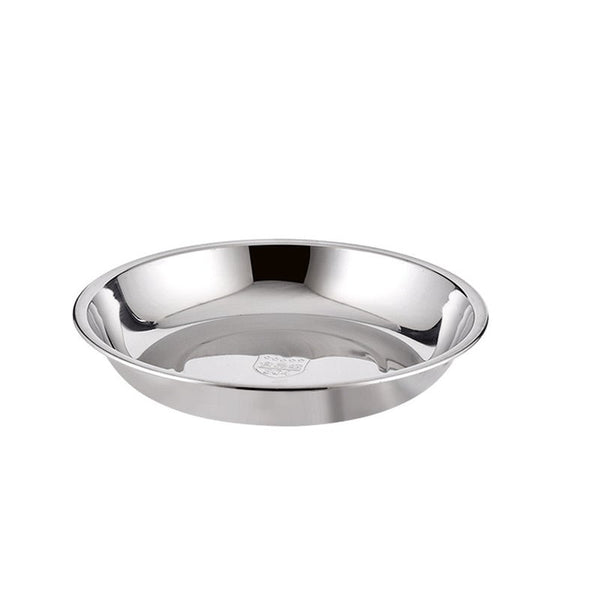 4Pcs Thicken Fruits Bbq Plate 304 Stainless Steel Disc Multifunction Soup Bowl Modern Traditional Chinese Dish Plates