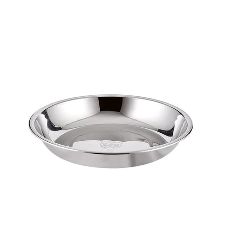 4Pcs Thicken Fruits Bbq Plate 304 Stainless Steel Disc Multifunction Soup Bowl Modern Traditional Chinese Dish Plates