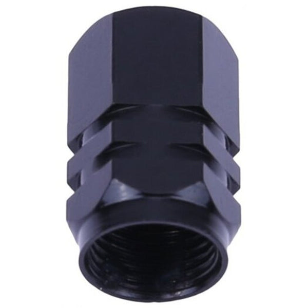 4Pcs Universal Aluminum Car Air Valve Caps Bicycle Tire Cover Wheel Black Valve Stems Caps