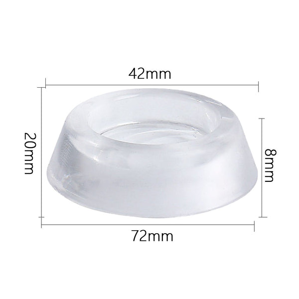 4 Pieces Washing Machine Anti Vibration Foot Pads Washer Dryer Height Mats Non Slip Washer & Dryer Parts