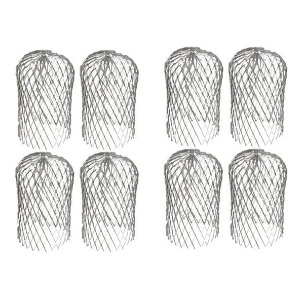 4Pcs/8Pcs Gutter Guard 3 Inch Expand Alloy Filter Strainer Leaves Blocker Gutter Guards