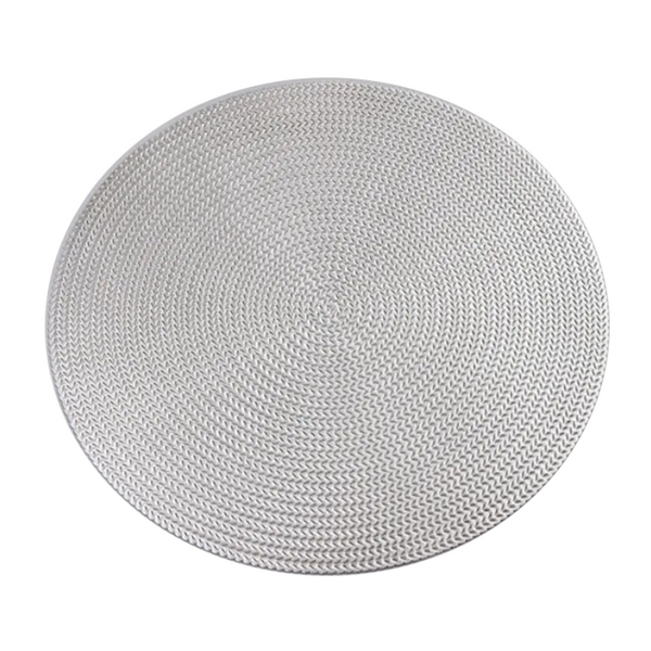 Placemats 4Pcs Round Heat Insulation Placemat For Hotel Restaurant Steak Plate