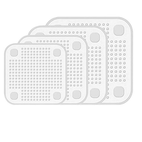 4Pcs / Set Reusable Silicone Bowl Cover Food Wrap Seal Vacuum Lid Cling Film Foil & Food Wraps