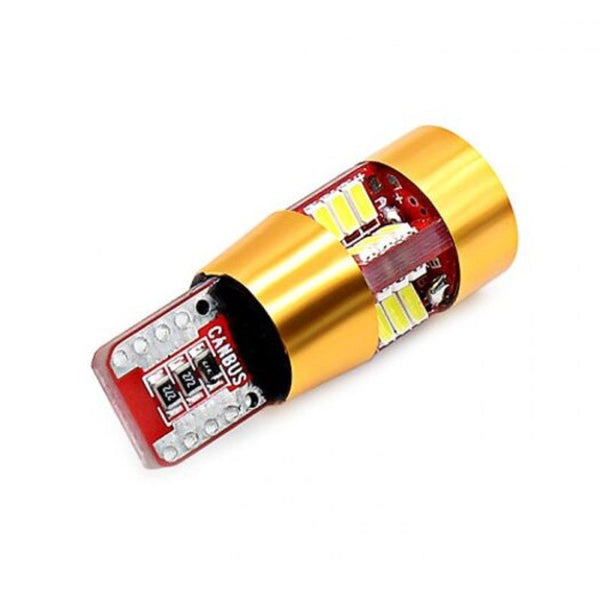 4Pcswhite T10 Canbus Error Free 194 168 W5w 3014 27Smd Car Led Side Light Lamp White Light Bulbs