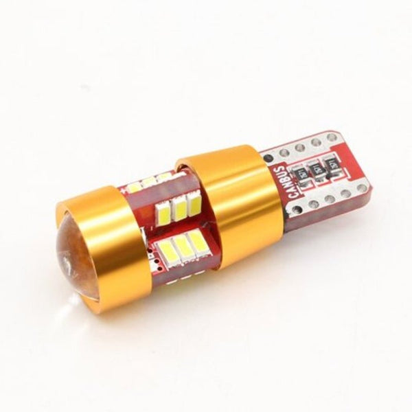 4Pcswhite T10 Canbus Error Free 194 168 W5w 3014 27Smd Car Led Side Light Lamp White Light Bulbs