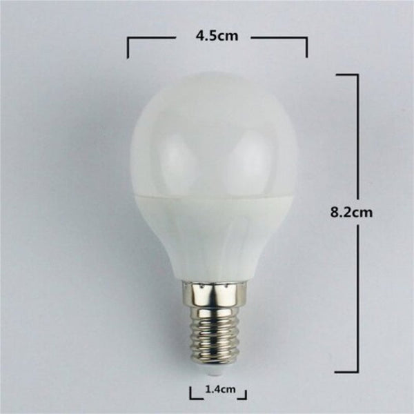4W E14 Led Globe Bulbs G45 6 Leds Smd 3528 Warm White 310Lm 3000K Ac 110 240V Light Bulbs