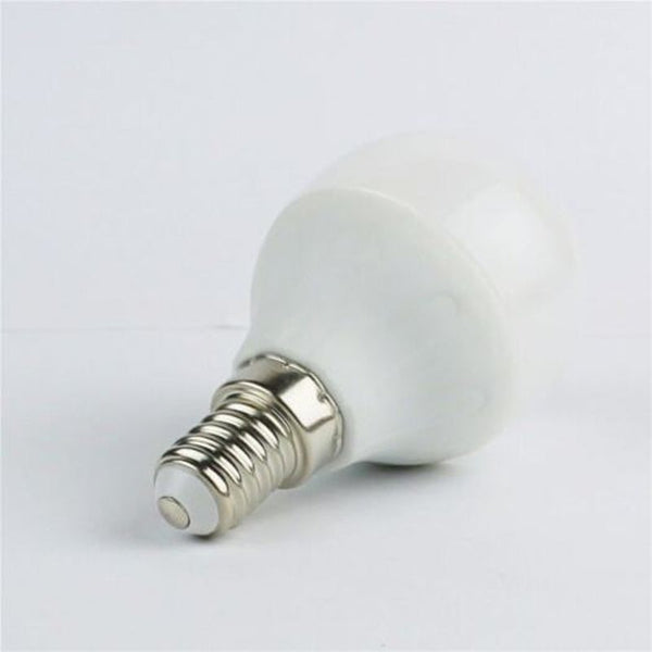 4W E14 Led Globe Bulbs G45 6 Leds Smd 3528 Warm White 310Lm 3000K Ac 110 240V