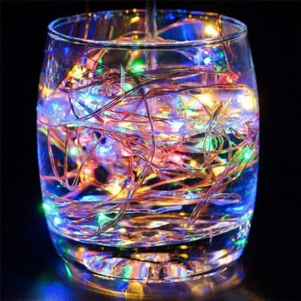 5 10M 50 100 Leds String Lights Copper Wire Usb Operated Waterproof Decorative Fairy Starry Silvery Warmvwhite 5M