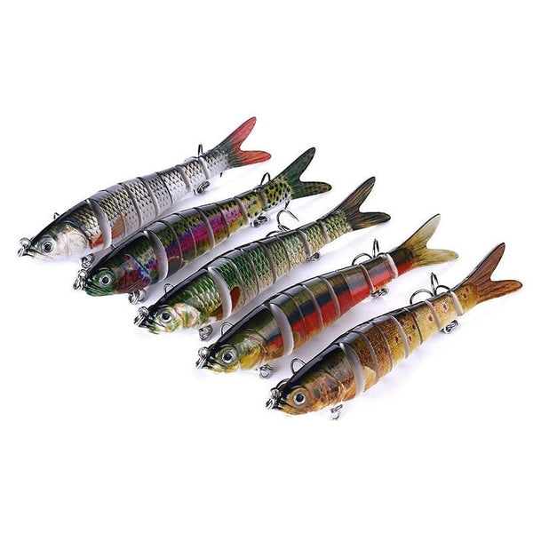 5.4 Inch 13.7Cm 27G Multi Jointed Sinking Wobblers Fishing Lures Baits & Lures