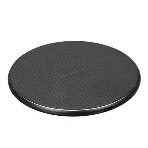 Chargers & Cradles 10W Qi Wireless Charger Aluminium Alloy Fast Charging Pad