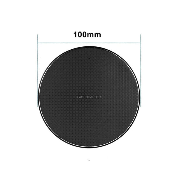 Chargers & Cradles 10W Qi Wireless Charger Aluminium Alloy Fast Charging Pad