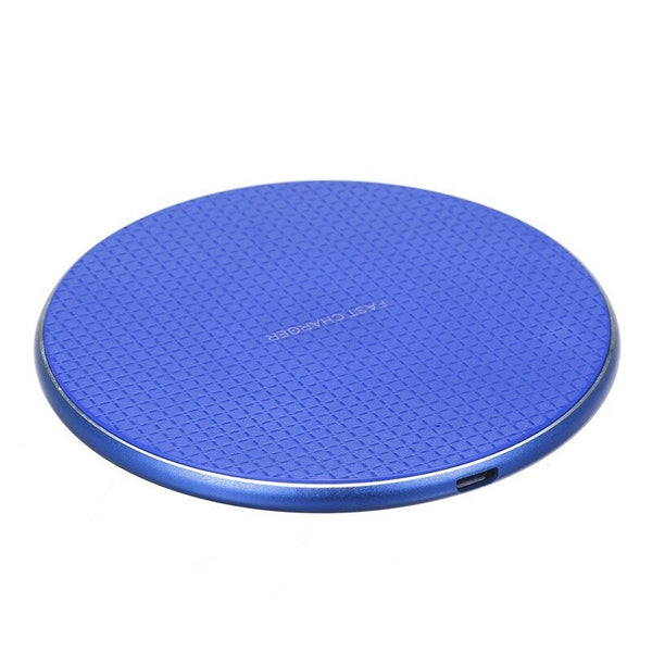 5 / 7.5 10W Wireless Charger Aluminium Alloy Fast Charging Pad