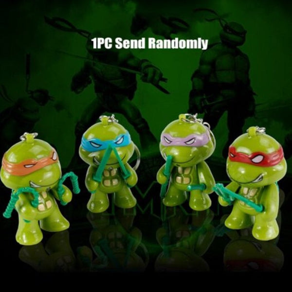 5.7Cm Led Lighting Sound Key Chain Keyrings