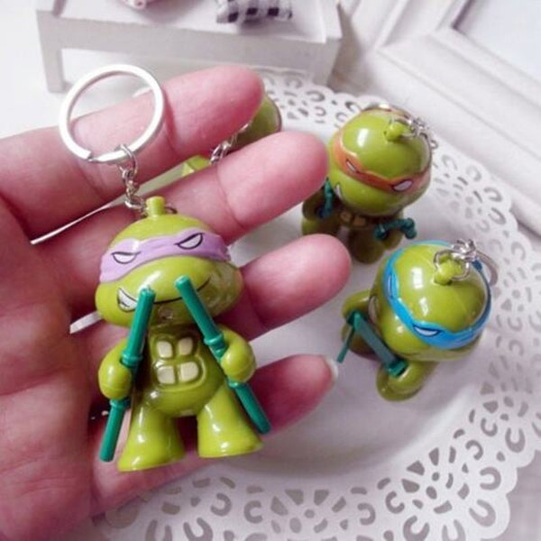 5.7Cm Led Lighting Sound Key Chain Keyrings