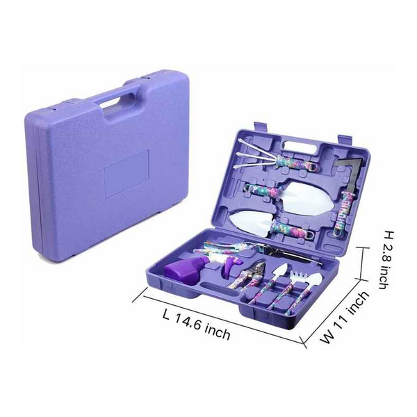 Yl/L05 Green Piece Compact Gardening Tool Set With Durable Case Essential For Home Gardens Garden Tool Sets