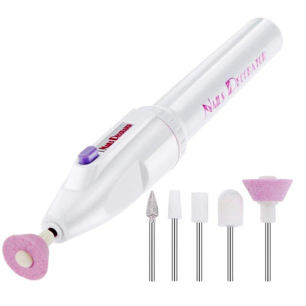 Electric Files & Tools Nail Art Kits Sets 5 In 1 Electric Manicure Home Beauty