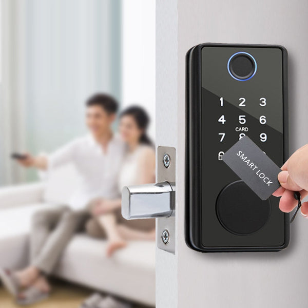 5 Inch 1 Electronic Door Lock Smart Touch With Bluetooth Fingerprint Smart Door Locks