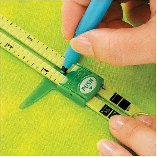5 In 1 Sliding Gauge With Cmeasuring Sewing Tool Ruler Patchwork Tailor Accessories Home Use