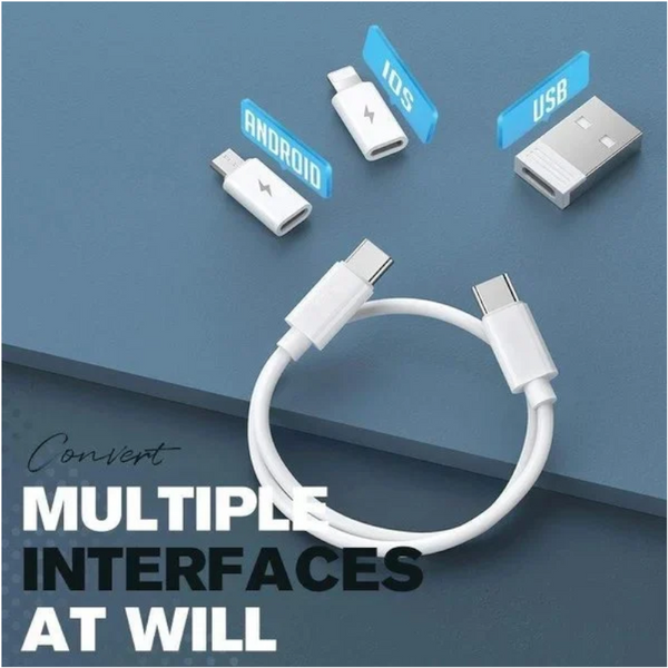 5 In 1 Multifunctional Mini Phone Data Cable Storage Box Cable Ties & Organisers