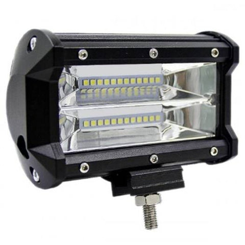 5 Inch 72W Led Strip Light Work Headlights Black Light Bulbs