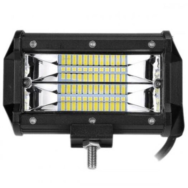 5 Inch 72W Led Strip Light Work Headlights Black Light Bulbs