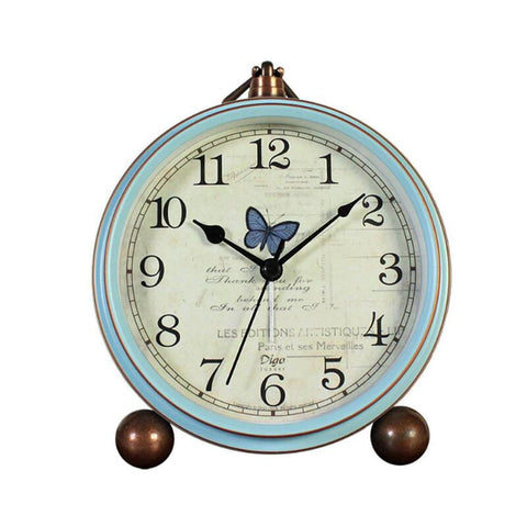 5 Inch Alarm Clock Electronic Creative European Pastoral Mediterranean Sea Decoration