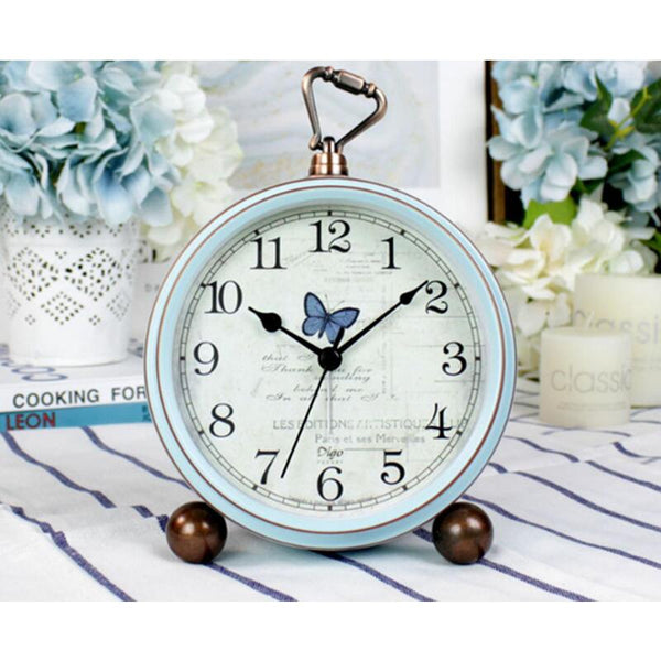 5 Inch Alarm Clock Electronic Creative Pastoral Mediterranean Sea Decoration Alarm Clocks & Clock Radios