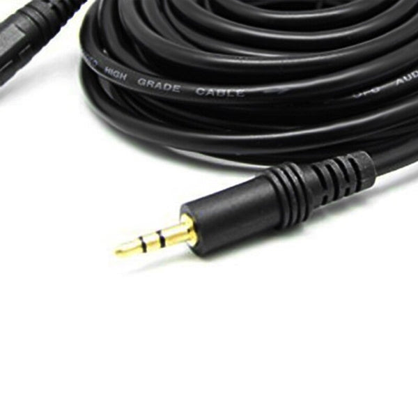 5 Meter Audio Extension Cable 3.5Mm Jack Male To Female Aux Extender Cord For Computer Mobile Phones Amplifier Black Cables & Adapters