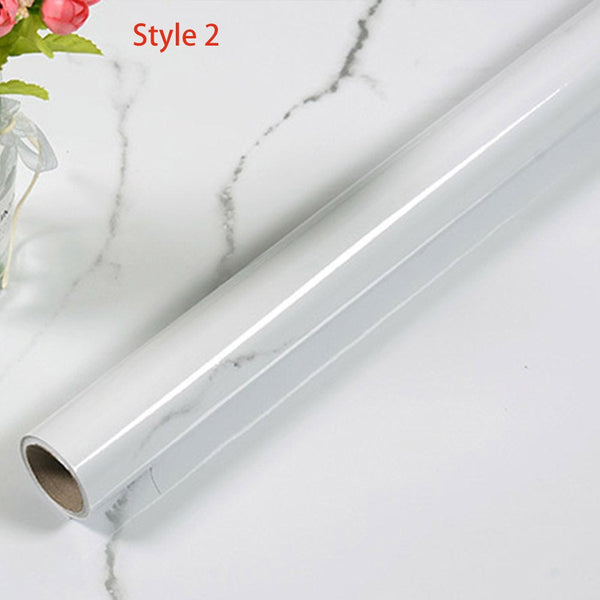 5 Meter Marble Vinyl Film Black Wallpaper Sheet Furniture Wrap Sticker Wallpaper Rolls & Sheets