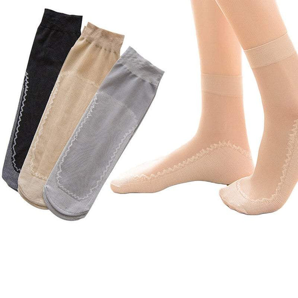 Tights 5 Or 10 Pairs Of Silky Sole Stocking For Women Socks