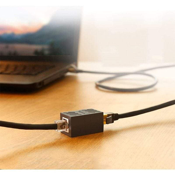 Network Cards Adapters 5 Pack Rj45 Coupler Ethernet Cable Extender Linear For Cat7 Cat6 Cat5e Female To Black Splitters Couplers & Adapters