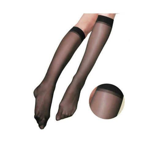5 Pairs Lady's Sheer Knee High Stockings