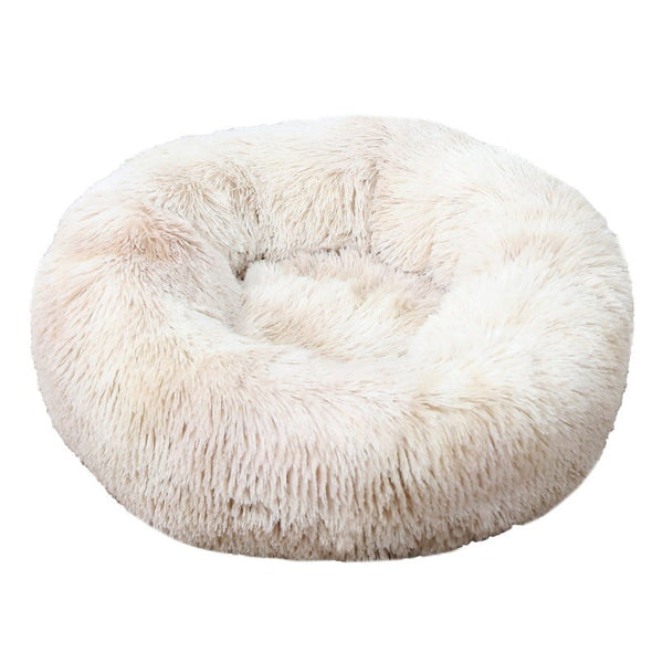 50 X 50Cm Soft Fluffy Pet Dog Cat Round Cushion Bed Pet Beds
