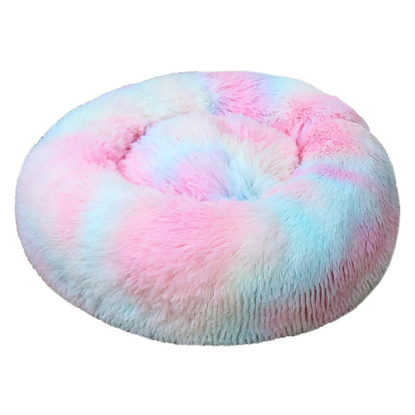 50 X 50Cm Soft Fluffy Pet Dog Cat Round Cushion Bed Pet Beds