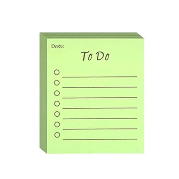 50 Sheets Fluorescent Colour Memo Pads For Stationery And Business Use Sticky Notes