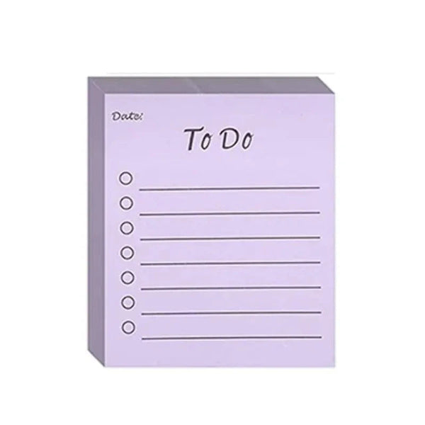 50 Sheets Fluorescent Colour Memo Pads For Stationery And Business Use Sticky Notes