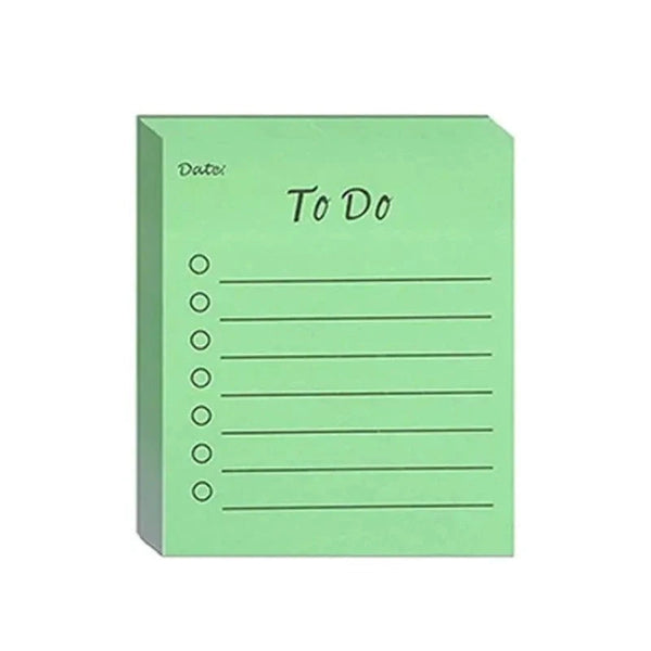 Sticky Notes 50 Sheets Fluorescent Colour Memo Pads For Stationery And Business Use