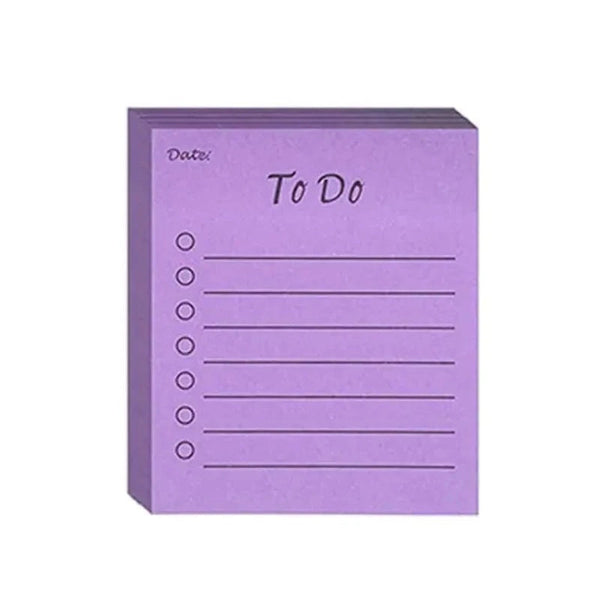 50 Sheets Fluorescent Colour Memo Pads For Stationery And Business Use Sticky Notes