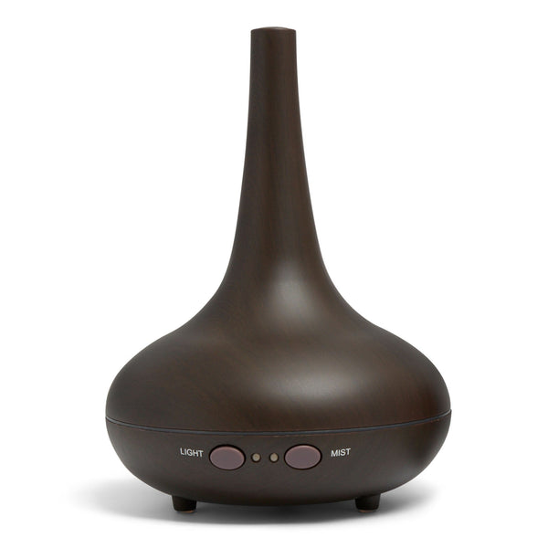 Milano Decor Ultrasonic Aroma Diffuser Dark Wood Grain Color Diffusers