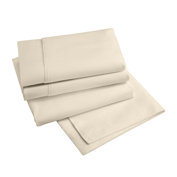 Renee Taylor 1500 Thread Count Cotton Blend Sheet Sets King Ivory Sheets