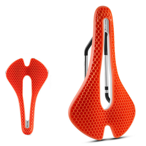 Est Biking Tpe Honeycomb Bike Saddle Racing Road Mtb Saddles & Seats