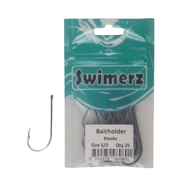 Swimerz 5/0 Baitholder Hook Qty 25 Hooks