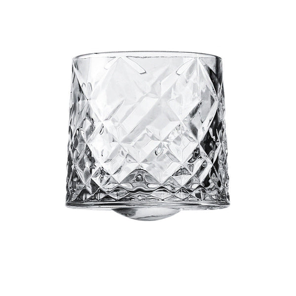 Hand Drawn Rotating Glass Cups Multiple Purpose Whiskey Glasses Glassware & Drinkware