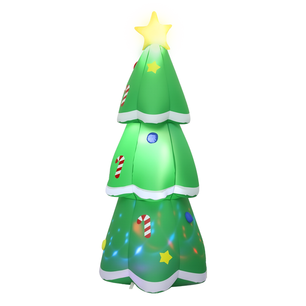 Santaco Inflatable 1.5M Christmas Tree Flashing Light Seasonal Decorations